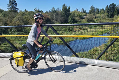 Iona Bonamis biking