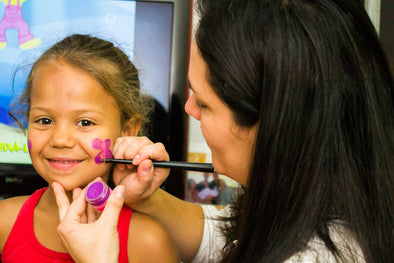 natural skin care tips - homemade toxic-free face paint