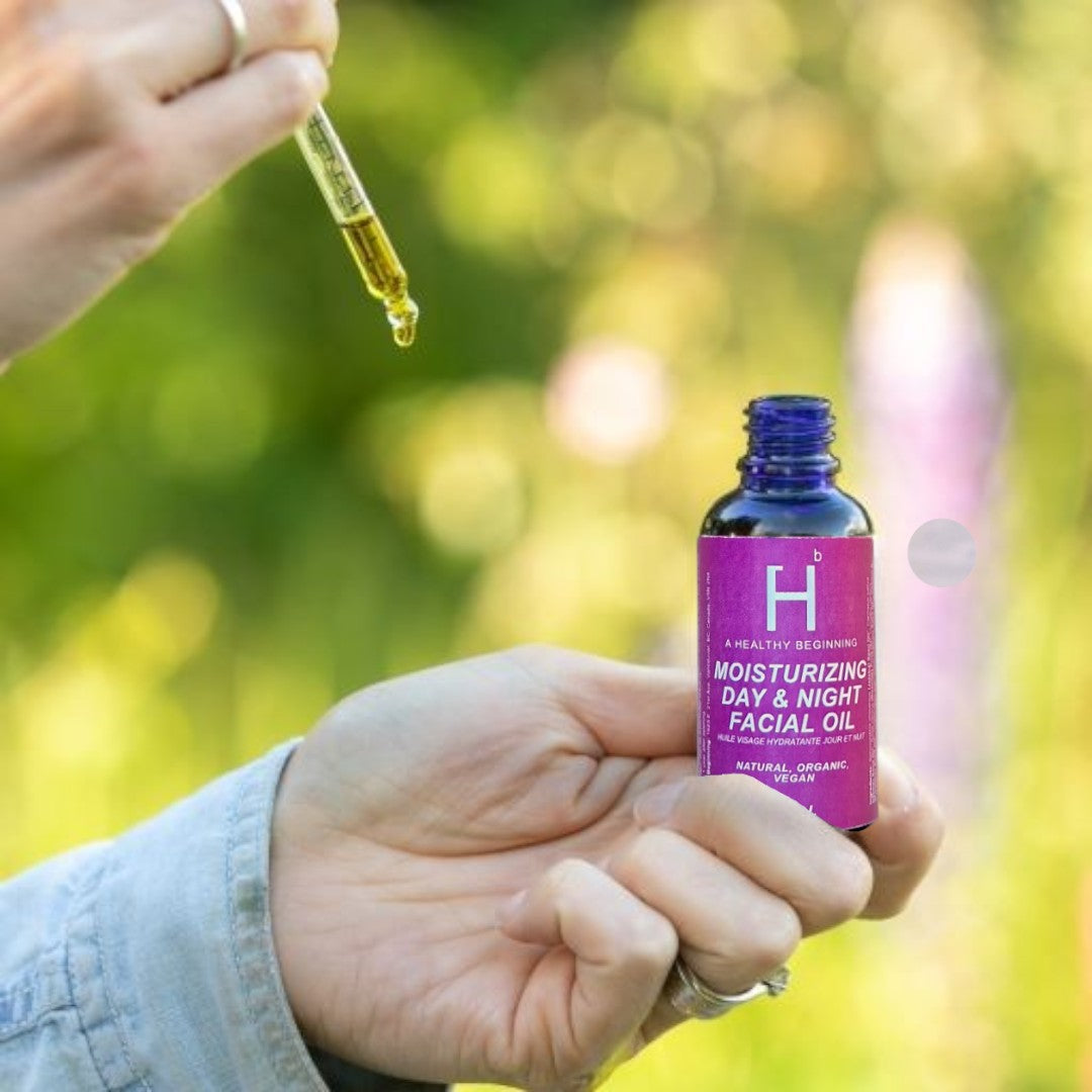 Moisturizing and Firming Day and Night Facial Oil for Oily Skin made by A Healthy Beginning