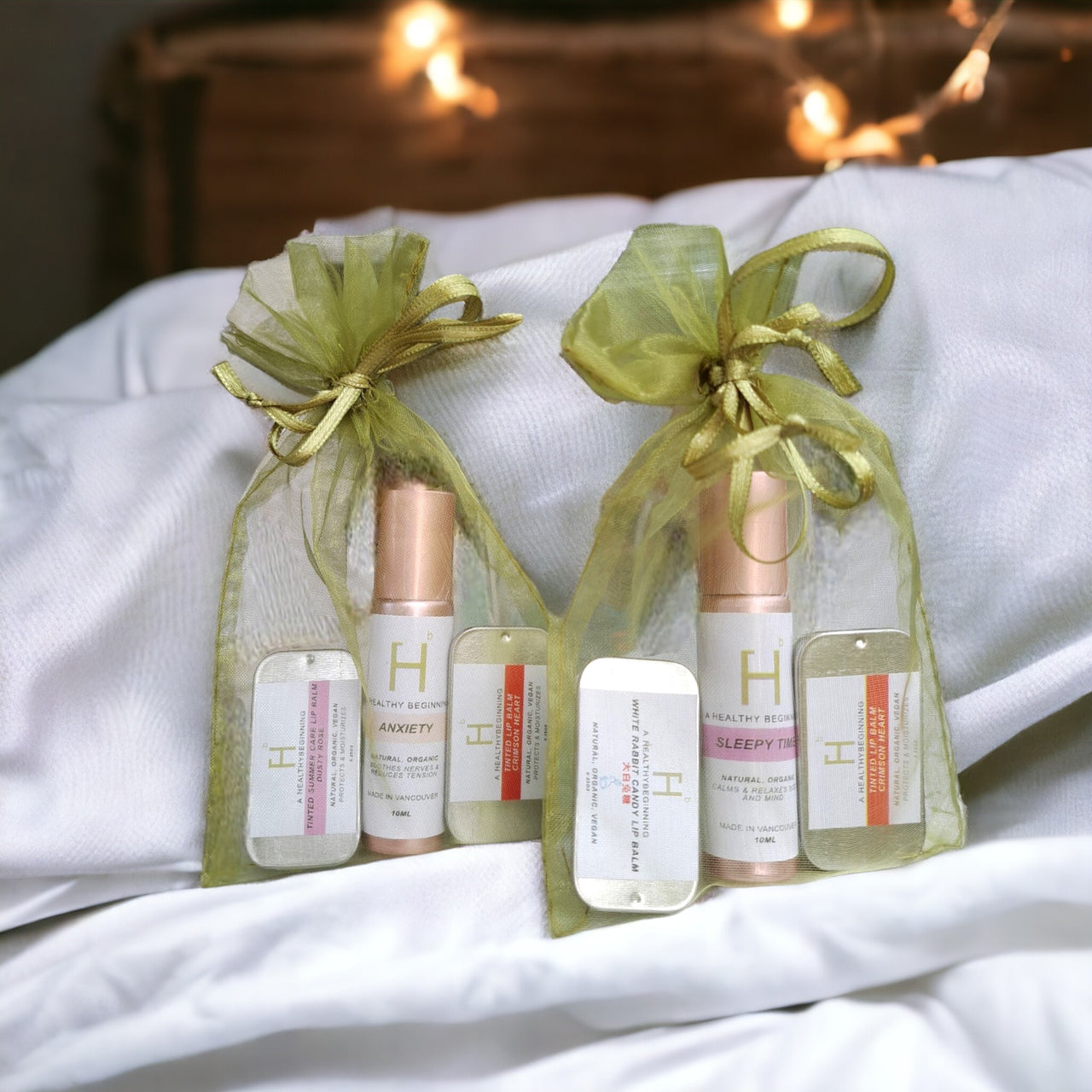 Lip Balm & Essential Oil Roll-On Gift Set