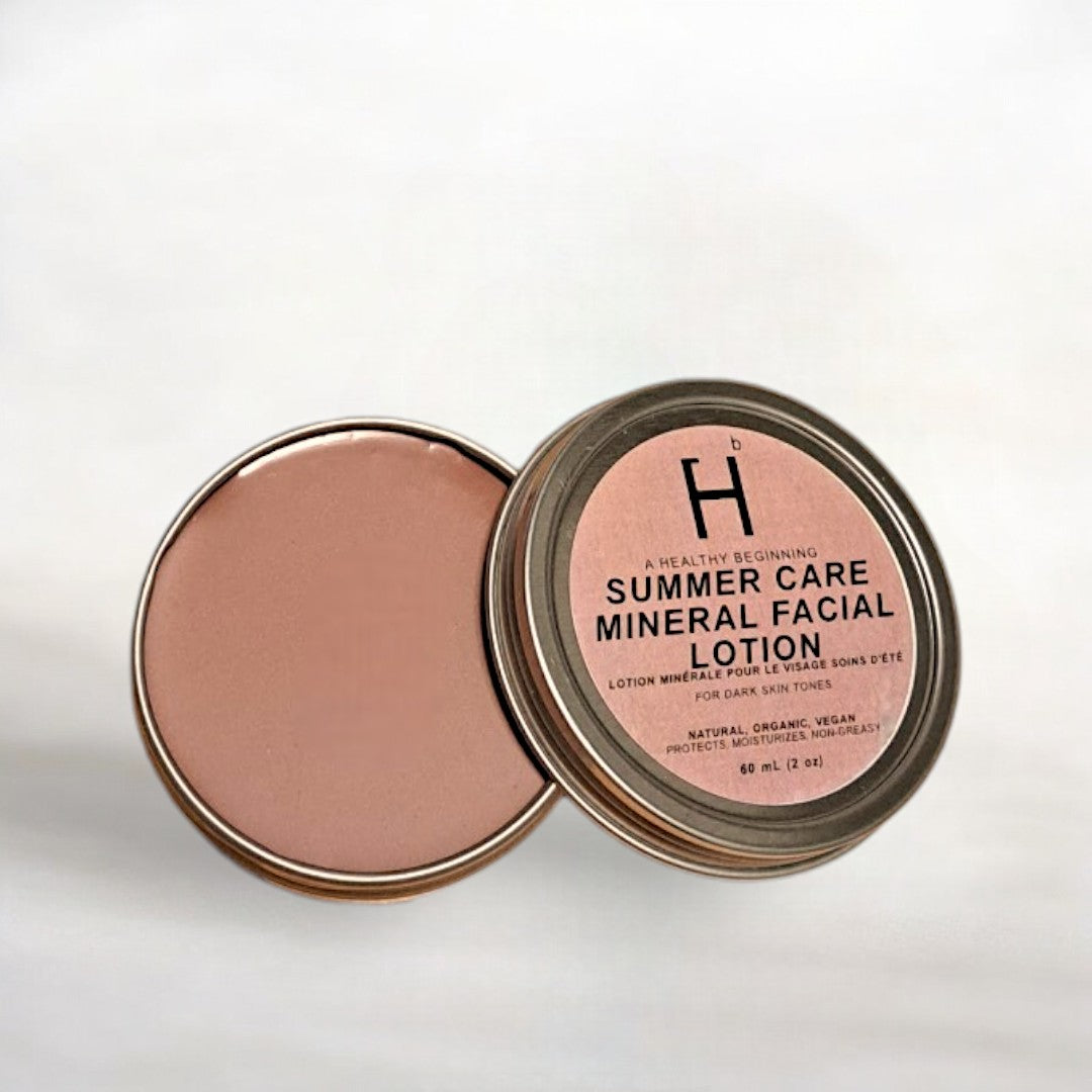 Summer Care Mineral Facial Lotion Dark Tone by A Healthy Beginning