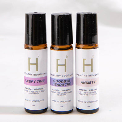Combo Pack Goodbye Headaches, Sleepy Time, and Anxiety - A Healthy Beginning