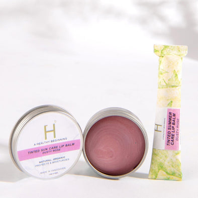 Tinted Summer Care Mineral Lip Balm - A Healthy Beginning