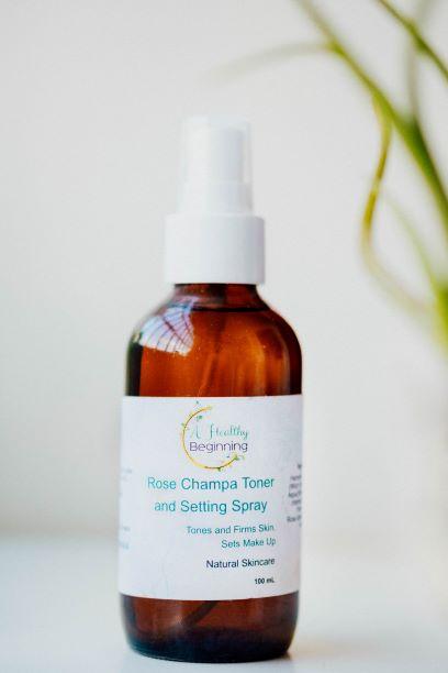 toner and setting spray - A Healthy Beginning